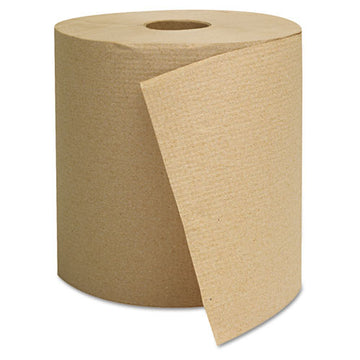 GEN Hardwound Towels, Brown, 1-ply, Brown, 800ft, 6 Rolls-carton freeshipping - TVN Wholesale